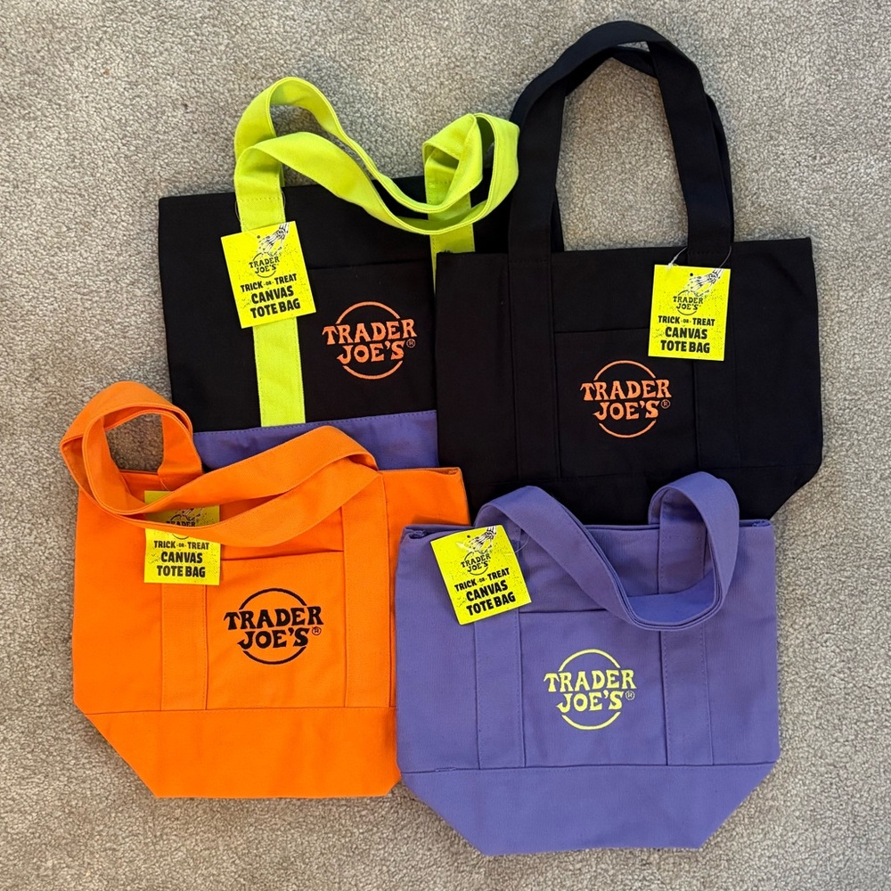 Set of four Trader Joe’s mini totes